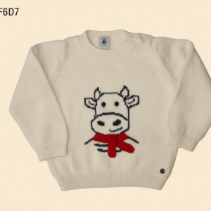 Petit Bateau sweater med ko